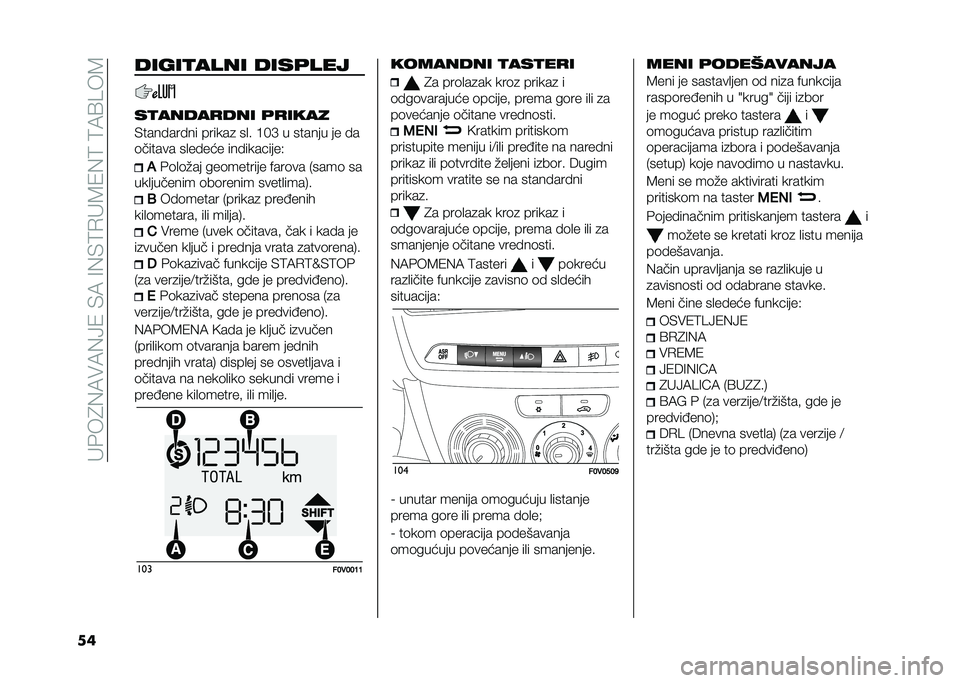 FIAT DOBLO COMBI 2020  Knjižica za upotrebu i održavanje (in Serbian) �� �%��8�0�:�$�:�0�?�4��+�:��>�0�+�<�/� �;�4�0�<��<�:�@�B��;
�� �����
���� ����	���
��
�����
��� �	�
����
�+��������� ������
 ��
� �C�7�D � �����