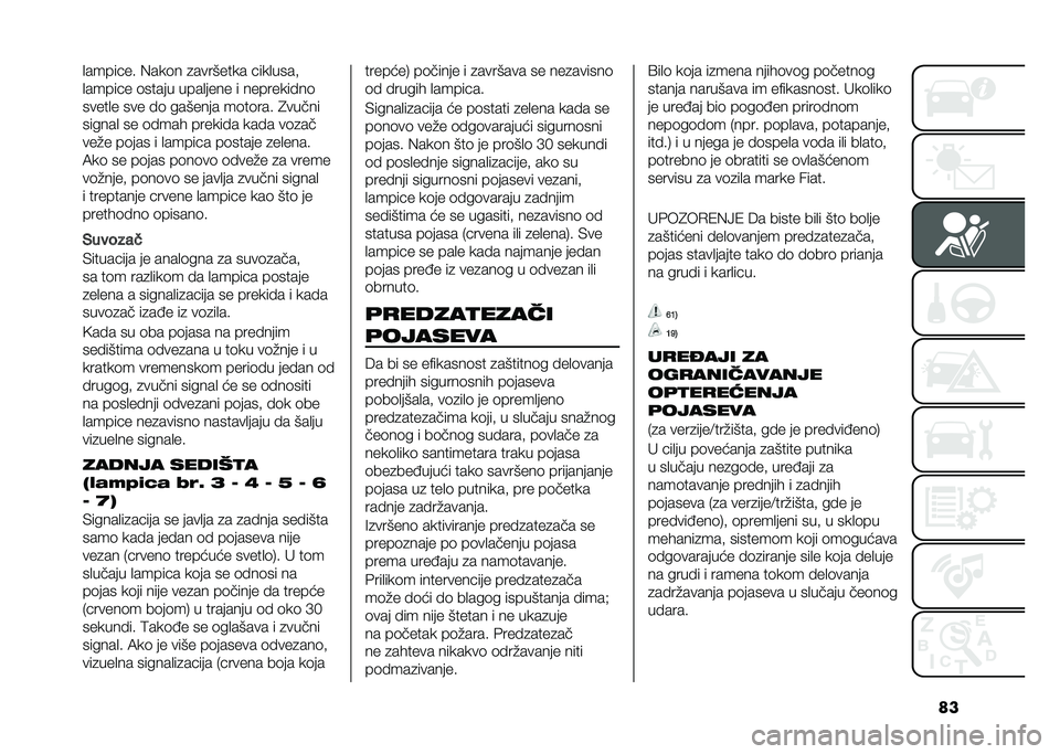 FIAT DOBLO COMBI 2020  Knjižica za upotrebu i održavanje (in Serbian) ���
������� �0���	� �
�������� ����
����!
�
������ �	����� ����
���� � ����������	
�����
� ��� ��	 ������� ��	��	��� �8���