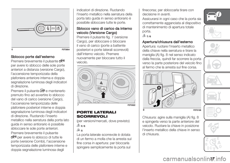 FIAT FIORINO 2020  Libretto Uso Manutenzione (in Italian) ��

&>S-SVWZ
D6(&<<&?&#*$7:((Q$4*$#)&
:’-,-’- 6’-1-,-%)- "+ 0*+2(%)-
0-’ (1-’- +$ 26+$##$ 8-++- 2$+- 0$’)-
(%)-’"$’" ( 8"2)(%/( H1-’2"$%- !(’&$K;
+S(##-%2"