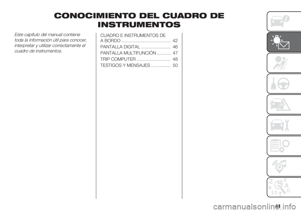 FIAT FIORINO 2020  Manual de Empleo y Cuidado (in Spanish) ��
#(/(#*.*"/$( -"! #%’-&( -"
*/,$&%."/$(,
E&0+ $#’:05,( .+, 4#15#, $(10%+1+
0(.# ,# %1<("4#$%=1 O0%, ’#"# $(1($+">
%10+"’"+0#" @ 50%,%A#" $("