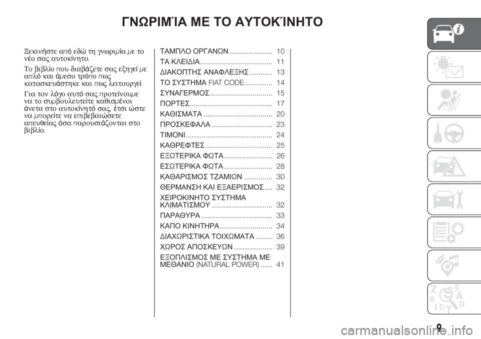 FIAT FIORINO 2019 ΒΙΒΛΙΟ ΧΡΗΣΗΣ ΚΑΙ ΣΥΝΤΗΡΗΣΗΣ (in Greek) ΓΝΩΡΙΜΊΑ ΜΕ ΤΟ ΑΥΤΟΚΊΝΗΤΟ
Ξεκινήστε απόεδώτη γνωριμίαμετο
νέο σας αυτοκίνητο.
Το βιβλίοπου διαβάζετε σας εξ FIAT FIORINO 2019 ΒΙΒΛΙΟ ΧΡΗΣΗΣ ΚΑΙ ΣΥΝΤΗΡΗΣΗΣ (in Greek) ΓΝΩΡΙΜΊΑ ΜΕ ΤΟ ΑΥΤΟΚΊΝΗΤΟ
Ξεκινήστε απόεδώτη γνωριμίαμετο
νέο σας αυτοκίνητο.
Το βιβλίοπου διαβάζετε σας εξ