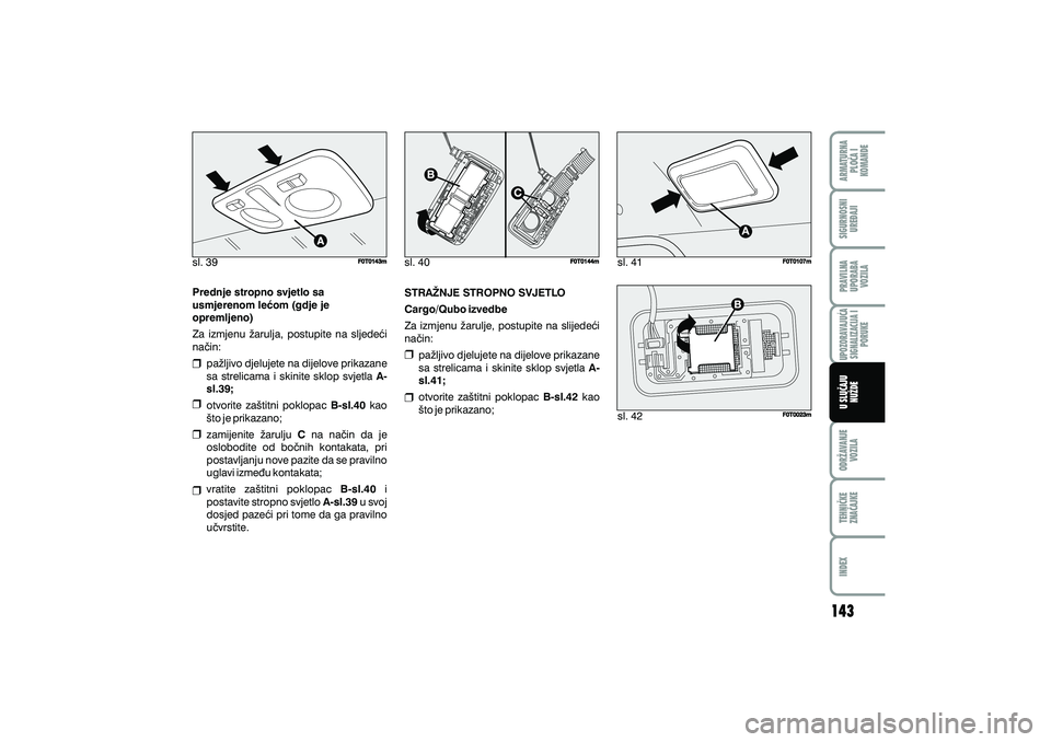 FIAT FIORINO 2020  Knjižica s uputama za uporabu i održavanje (in Croatian) 