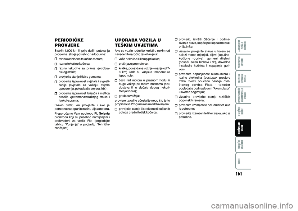 FIAT FIORINO 2020  Knjižica s uputama za uporabu i održavanje (in Croatian) 