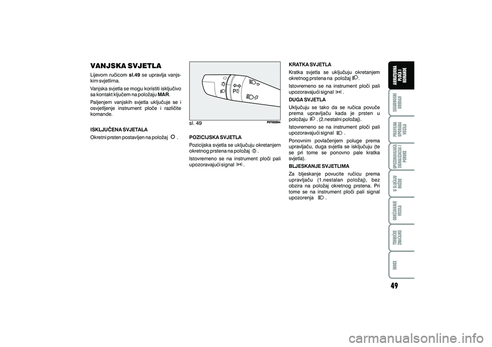 FIAT FIORINO 2020  Knjižica s uputama za uporabu i održavanje (in Croatian) 