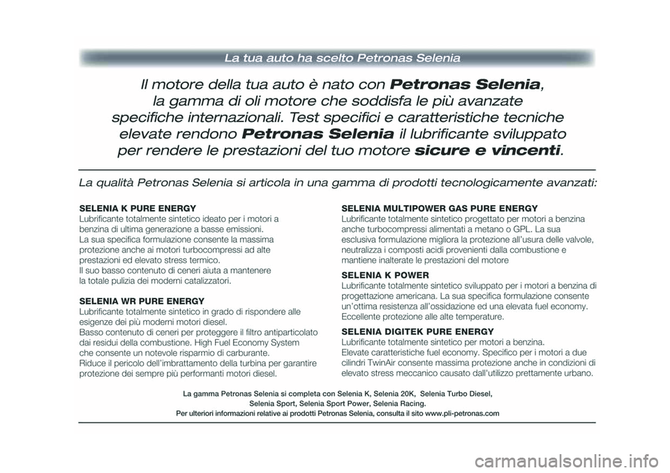 FIAT 124 SPIDER 2018  Libretto Uso Manutenzione (in Italian) 
