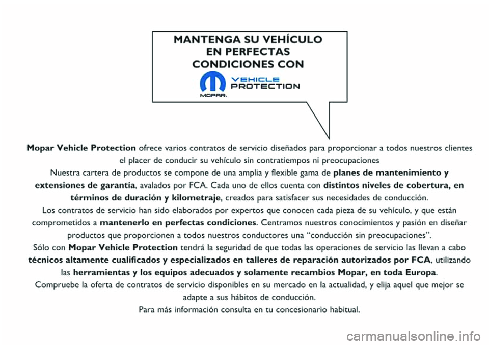 FIAT 124 SPIDER 2018  Manual de Empleo y Cuidado (in Spanish) 
