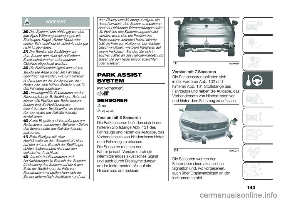 FIAT TIPO 5DOORS STATION WAGON 2021  Betriebsanleitung (in German) �����������
����-��
 ��?�
��	� ���� �������� ��� ��	�
�C�	��	�����	� �����	�����
��	��������	� ���	 �������	��	�� �/���	�� ��