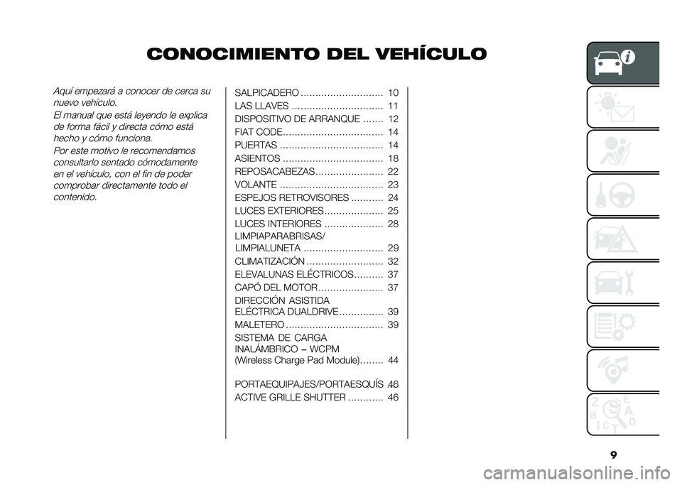 FIAT TIPO 5DOORS STATION WAGON 2021  Manual de Empleo y Cuidado (in Spanish) �
��	��	��������	 ��� ��������	�7��� ��
���#�	�� �	 ������� �� �����	 ��
����� ���������
�� �
�	���	� ��� ���� ���
���� �� 