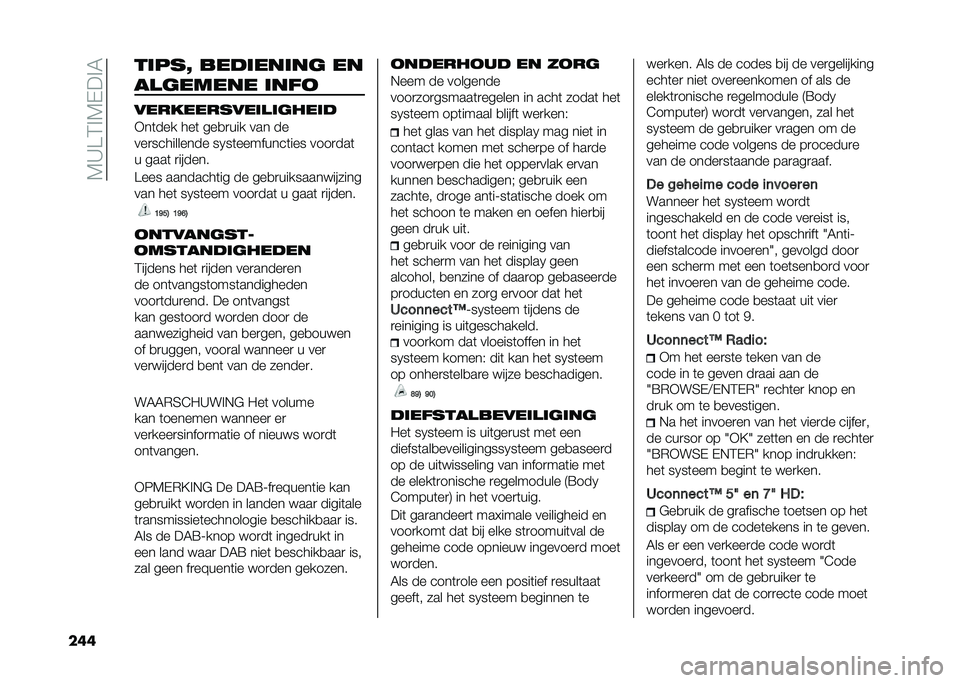 FIAT TIPO 5DOORS STATION WAGON 2021  Instructieboek (in Dutch) ��4�>�A�;� �4�+�� �3
��� �����D �
��������	 ��
��
�	����� ����
������������
��	����
�)��	��� ���	 ���
�
��� ��� ��
���
����������