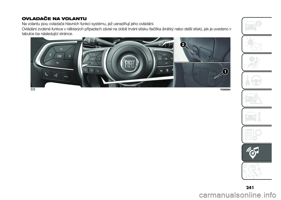 FIAT TIPO 5DOORS STATION WAGON 2021  Návod k použití a údržbě (in Czech) ���
�����
��� �� �������
�� ������� �
��� ��������	 �������#� �&����#� ��"���(��� �
�	� ������B��
� �
�	�� ���������
�4����