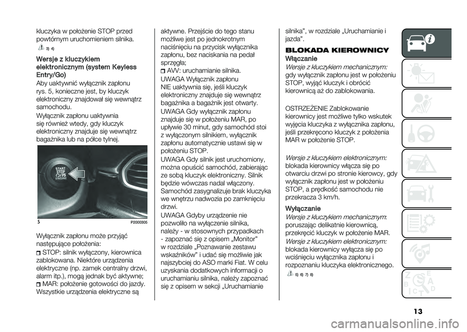 FIAT TIPO 5DOORS STATION WAGON 2021  Instrukcja obsługi (in Polish) ���
������
� � ���#���	���	 �B�E��! ����	�
���������
 �����$��
��	���	�
 ������
��
�Q�# �K�#
��� �� � � � ������ ���
���� �� �����