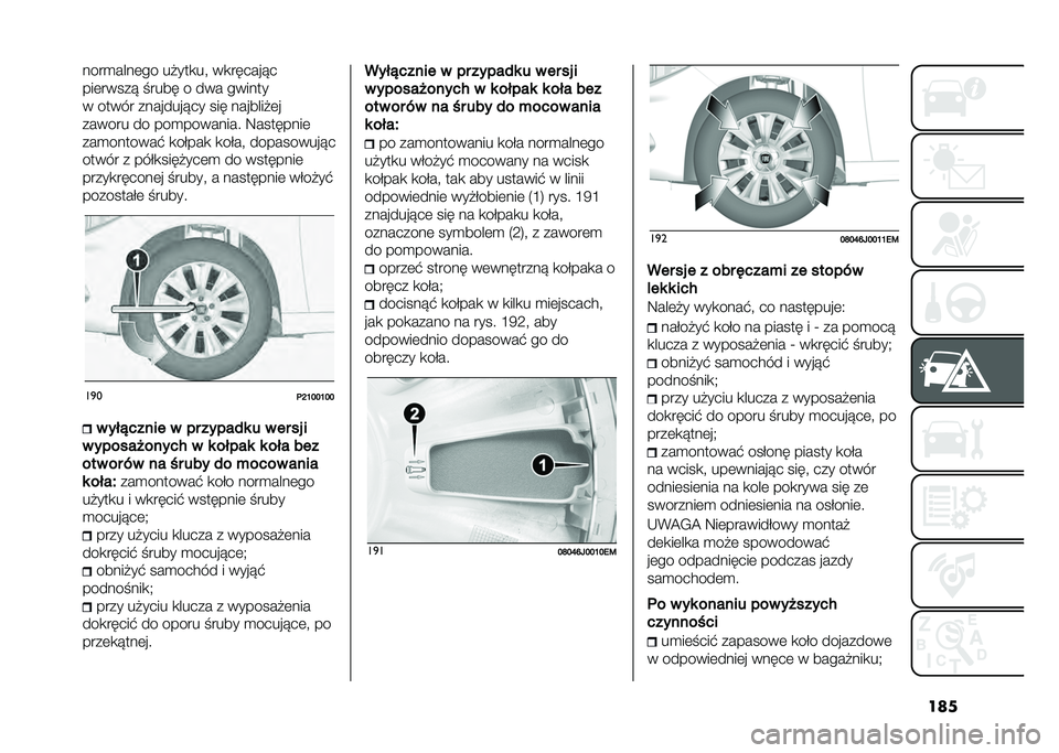 FIAT TIPO 5DOORS STATION WAGON 2021  Instrukcja obsługi (in Polish) �������
����	�� �����
�� ��
�������
���	����� ����� � ��� ������
� ����� ���������� ��� ��������	�
������ �� ���
��