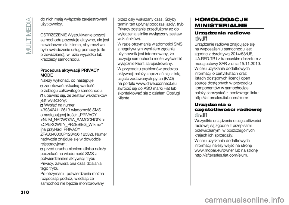 FIAT TIPO 5DOORS STATION WAGON 2021  Instrukcja obsługi (in Polish) ��?�*�3�E�D�?�7�A�D�=
��� �� ����$ �
��� ���#������	 ����	��	��������
�����
�������
��B�E�@��7�/�7�8�D�7 �%�����
������	 �������
���
���