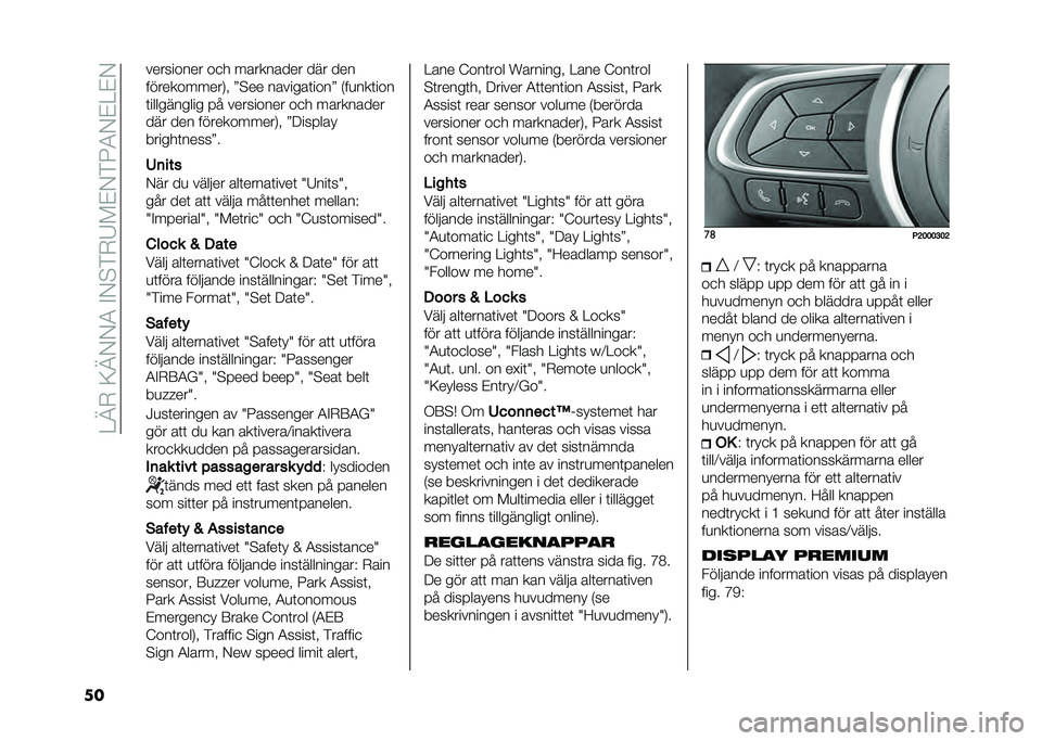 FIAT TIPO 5DOORS STATION WAGON 2021  Drift- och underhållshandbok (in Swedish) ��<�@�*��:�@�,�,�3��"�,�!�&�*�4��#�,�&�5�3�,�#�<�#�,
�� ��������� ��
� ��������� ��� ���
�����������-� �L�!�� �������	����L �)��
���	���
�	�