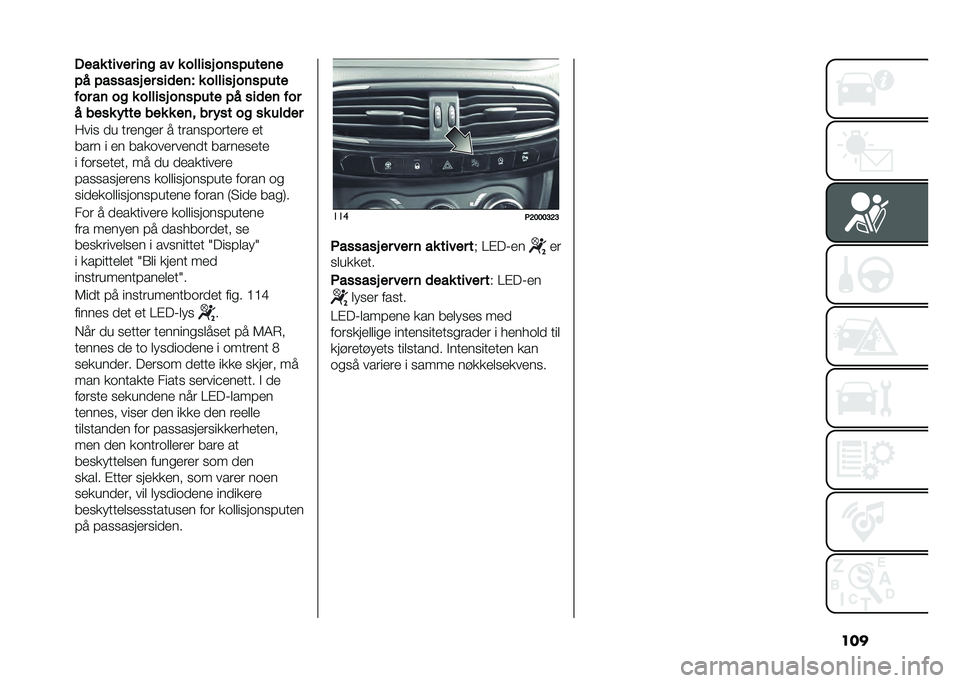 FIAT TIPO 5DOORS STATION WAGON 2021  Drift- og vedlikeholdshåndbok (in Norwegian) ����+��� ����� ��	� �� � ������ ��	������	�
�� ������� �� ���
��	�  � ������ ��	�����
��� ��	 �� � ������ ��	����� �� ���