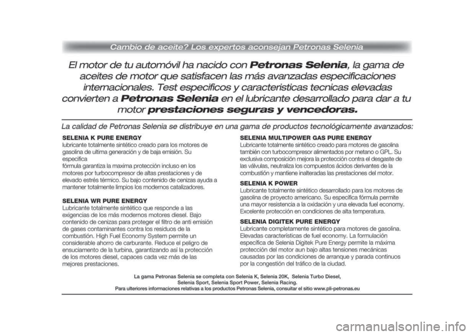 FIAT TIPO 4DOORS 2018  Manual de Empleo y Cuidado (in Spanish) 