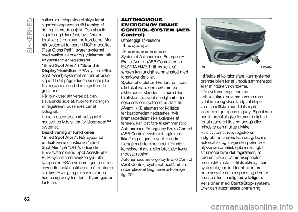 FIAT TIPO 4DOORS 2021  Brugs- og vedligeholdelsesvejledning (in Danish) ���!�;�;�"�4��"�
�� ��������� �������
�
���
����������
 ��	� ��
�
��
������ ��	�
������
���� � �������
 ��
��� ���
��
�������