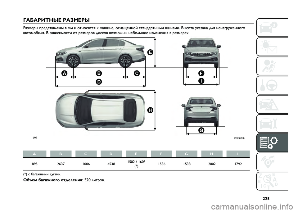FIAT TIPO 4DOORS 2021  Руководство по эксплуатации и техобслуживанию (in Russian) �^�^�h
�E�:�8�:��A�;�?�M�< ��:�5�C�<��M �*������ ���������	��� � �� � ������
���
 � ������� �����)�����  ������������ ������� �
���