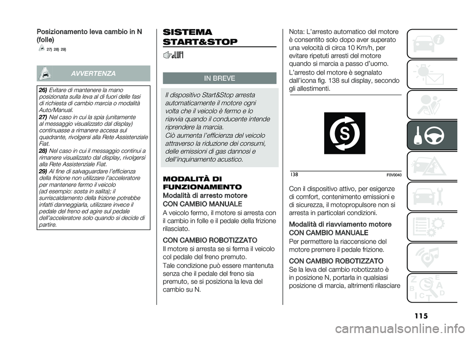 FIAT DOBLO PANORAMA 2021  Libretto Uso Manutenzione (in Italian) ����&�������
����
�� �	��� ������ ��
 �)
�-���	�	��.
�@�A�. �@�C�. �@�D�.
��
�
�������
���
�0���
�	�� �� �
�	��
����� ��	 �
�	��
���������	�