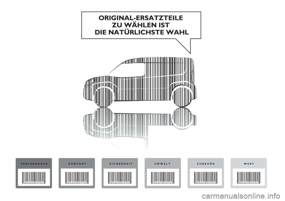 FIAT DOBLO PANORAMA 2018  Betriebsanleitung (in German) 