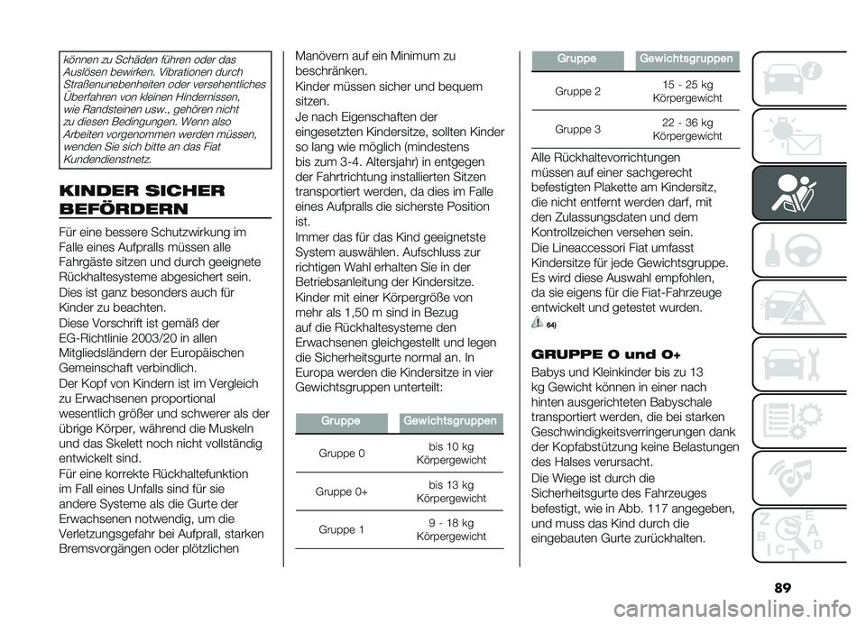 FIAT DOBLO PANORAMA 2019  Betriebsanleitung (in German) ��
��"���	� �� �� ��(��	� �����	� ���	� ���
���
��"�
�	� ��	�&����	�� ����������	� ���� ������!�	����	��	���	���	� ���	� ��	��
�	��	��