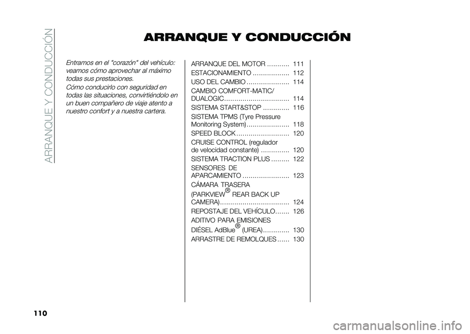 FIAT DOBLO PANORAMA 2021  Manual de Empleo y Cuidado (in Spanish) ��,�%�%�,�4�D�?���N��-�3�4��?�-�-�A�M�4
��� �������� � ��	��������
�����	�
�� �� �� �=����	�#� ��= ��� ���������0
���	�
�� �� �
� �	������