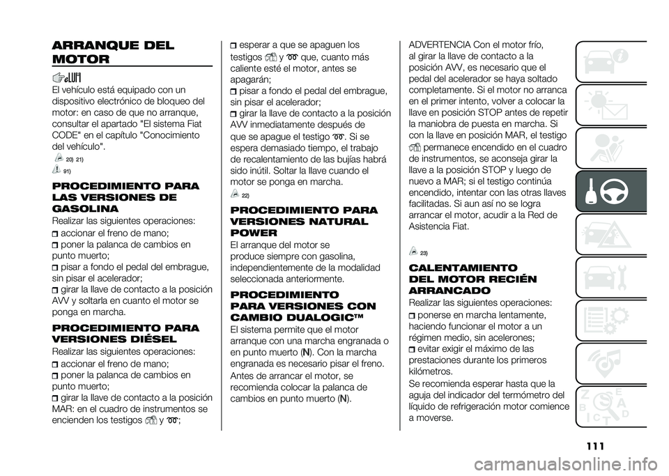 FIAT DOBLO PANORAMA 2021  Manual de Empleo y Cuidado (in Spanish) ����������� ���
��	��	�
�� �������� ���� ������	�� ��� ��
����������� ������� ���� �� ������� ���
�
�����0 �� ��	��