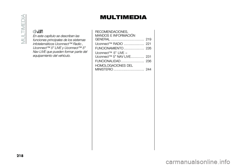 FIAT DOBLO PANORAMA 2021  Manual de Empleo y Cuidado (in Spanish) ��)�?��(�A�)���A�,
��� ����������
�� ���� ��	������ �� ��������� ��	�
��������� ��������	��� �� ��� ������
�	�
��������