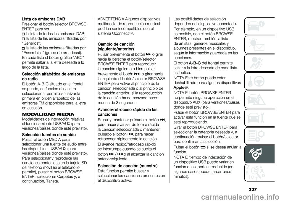 FIAT DOBLO PANORAMA 2021  Manual de Empleo y Cuidado (in Spanish) ���
��	 �����	 �� ����	� ��	� ��
�����	� ��,�F�&
��	 �����	 �� ��	� ��
�����	� ������	��	� ���
�=�*�$������=�& ��	 �����	 �� ��	� ��
���