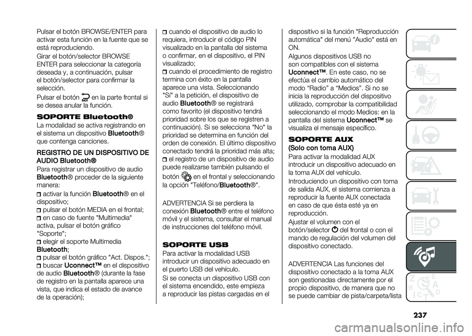 FIAT DOBLO PANORAMA 2021  Manual de Empleo y Cuidado (in Spanish) ���
�<����	� �� ���� � �F�%�3�^�+��@��4�(��% ��	��	
�	�����	� ����	 ������ � �� ��	 ������ ��� ��
���� ��������������
�*���	� �� ��