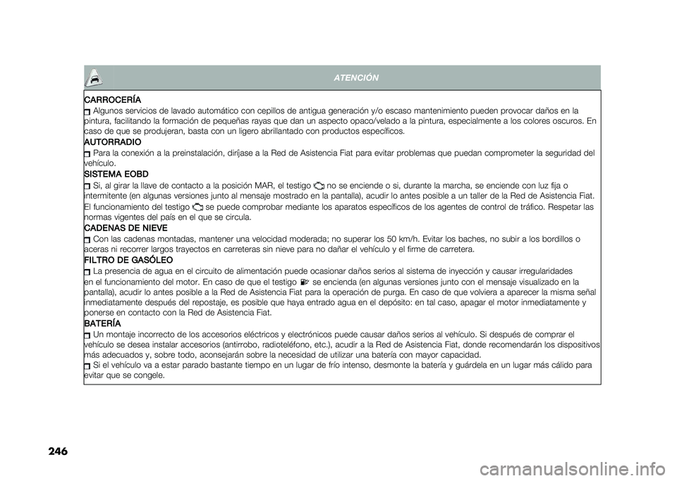 FIAT DOBLO PANORAMA 2021  Manual de Empleo y Cuidado (in Spanish) �
���	 � ��������
�
��+�+�,�
��+�>� �,������ ��������� �� ��	��	�� �	����
����� ��� �������� �� �	������	 ������	��� � �
�@� ��