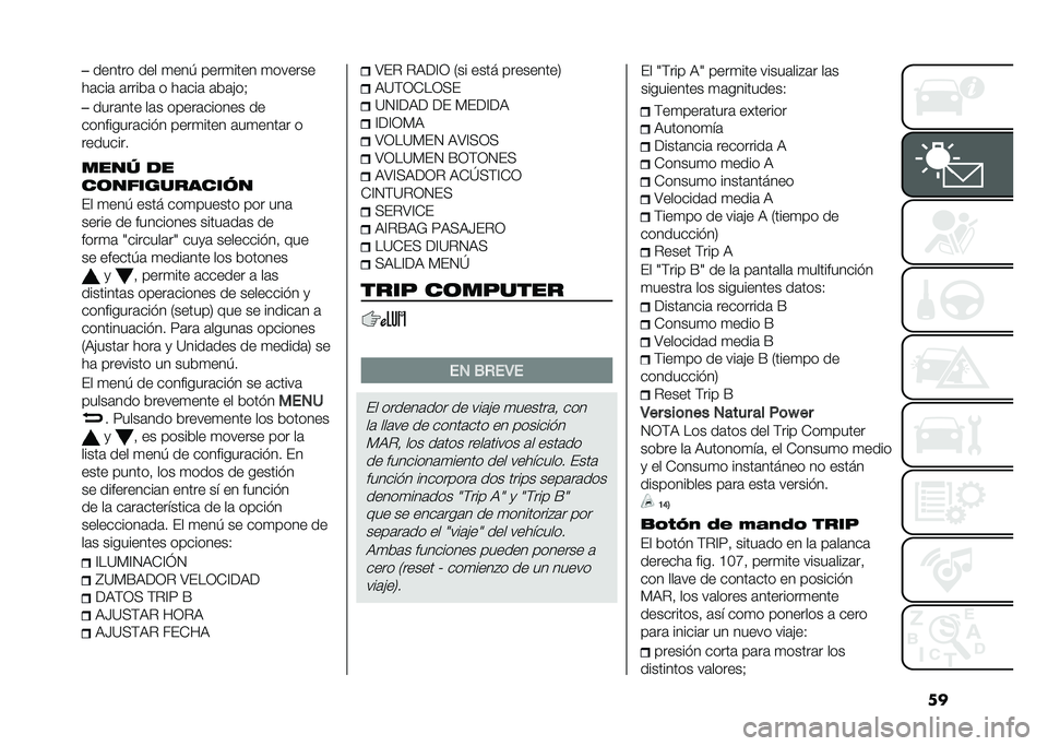 FIAT DOBLO PANORAMA 2021  Manual de Empleo y Cuidado (in Spanish) ���
������ ��� �
���1 ����
���� �
������
��	���	 �	�����	 � ��	���	 �	��	�"��&
� ����	��� ��	� �����	������ ��
���������	��� � �