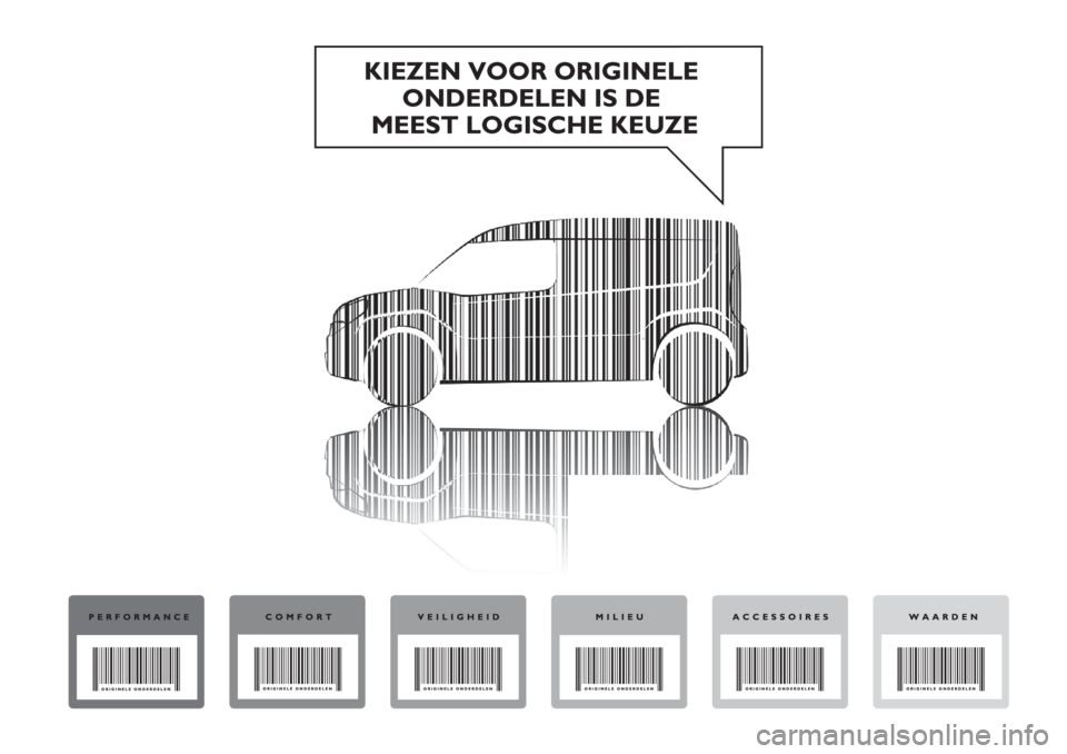 FIAT DOBLO PANORAMA 2018  Instructieboek (in Dutch) 