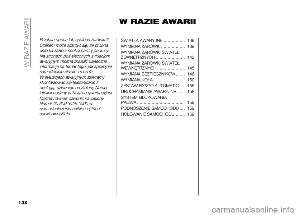 FIAT DOBLO PANORAMA 2021  Instrukcja obsługi (in Polish) ��*��D�A�(�G�9��A�*�A�D�G�G
��� � �
�
��� �
��
�
��
�$���	���� ����� ��� ������� �"�����
��i
�-����	�
 �
��"�	 �������# ����! �"�	 ���������