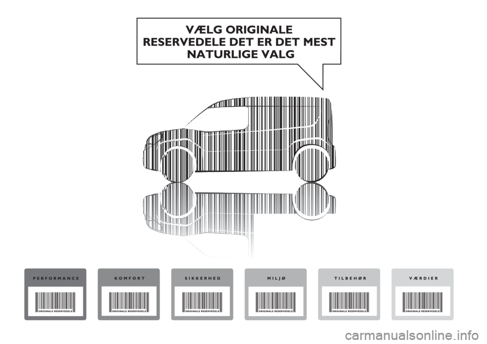 FIAT DOBLO PANORAMA 2018  Brugs- og vedligeholdelsesvejledning (in Danish) 