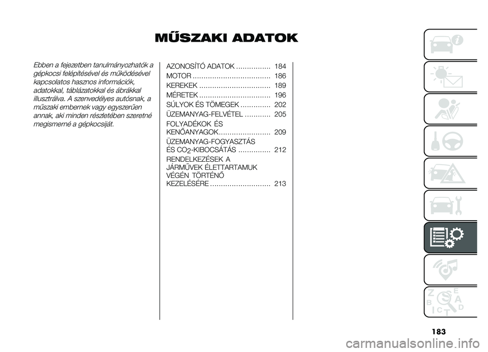 FIAT DOBLO PANORAMA 2021  Kezelési és karbantartási útmutató (in Hungarian) ���
������� �����	�
�+���� � ���������� ����%��������
���$�	 �����	��(�� ������"������� �� ���	��#������
�	���(������� 