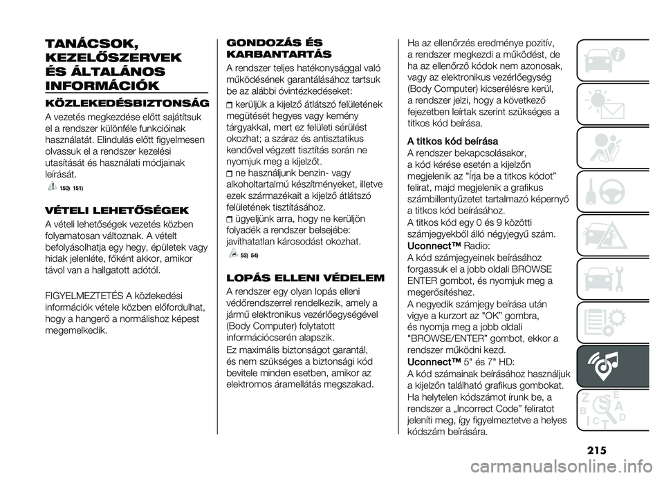 FIAT DOBLO PANORAMA 2021  Kezelési és karbantartási útmutató (in Hungarian) ���
�������	��H
������ �����
��
�� ��������	�
����	�������
��9�������������	����
�! ������� ����	���#��� ���&�� ������