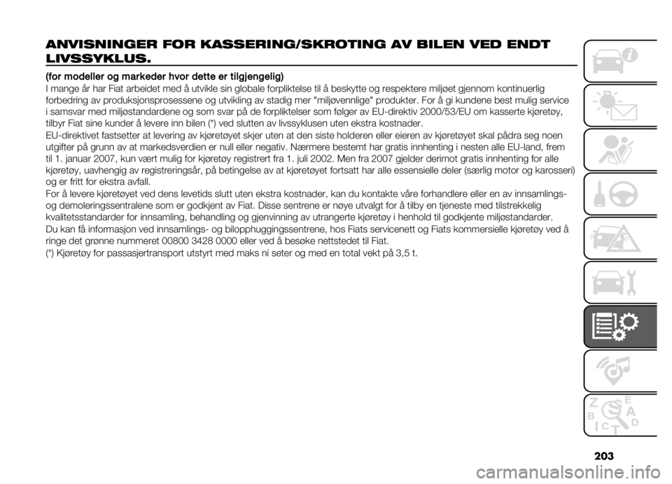 FIAT DOBLO PANORAMA 2021  Drift- og vedlikeholdshåndbok (in Norwegian) ���
�����������
 ���
 ������
����.���
��
��� �� ����� ��� ����

���������	��5
�1��� ���
����� �� ��� � ��
�� ���� �
���� �