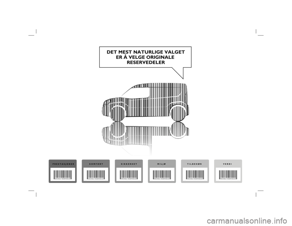 FIAT DOBLO PANORAMA 2021  Drift- og vedlikeholdshåndbok (in Norwegian) 