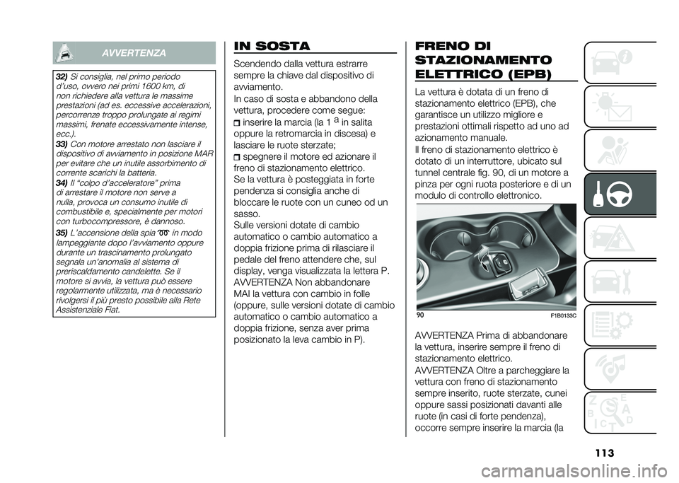 FIAT 500X 2020  Libretto Uso Manutenzione (in Italian) ����
���������
���� � ���������	� ��� ����
� �������
��7���� ������ ��� ����
� �E�I�"�" �L�
� �� ��� ���������� �	���	 ���
