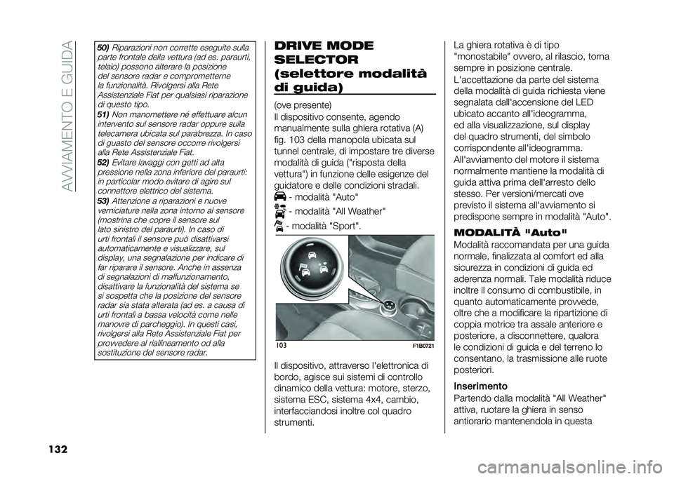 FIAT 500X 2021  Libretto Uso Manutenzione (in Italian) ���8�8�>��4�1��<�.��1��(�;�>�%�
��� ���
�-���	��	����� ��� ������
�
� �������
� �����	
��	��
� �����
�	�� �����	 ���
�
���	 �,�	� ��� ��	