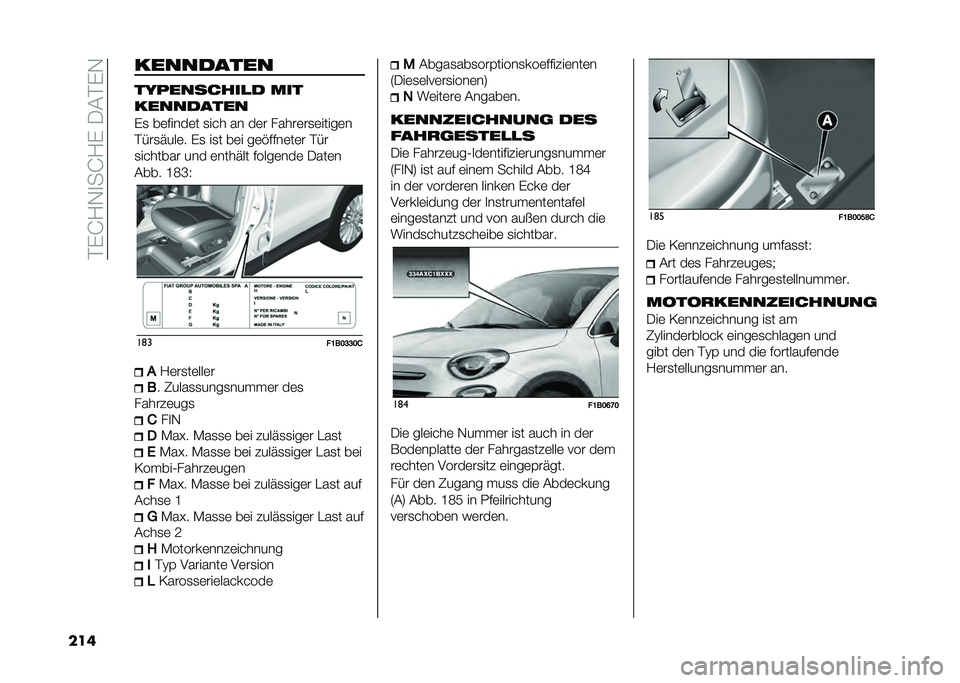 FIAT 500X 2021  Betriebsanleitung (in German) ��$�&�F�2�.�
��F�2�&��0�#�$�&�.
��� ���������
����������
� ���
���������
�&�
 ��	�����	� �
��� �� ��	� �����	��
�	�����	�
�$���
����	�