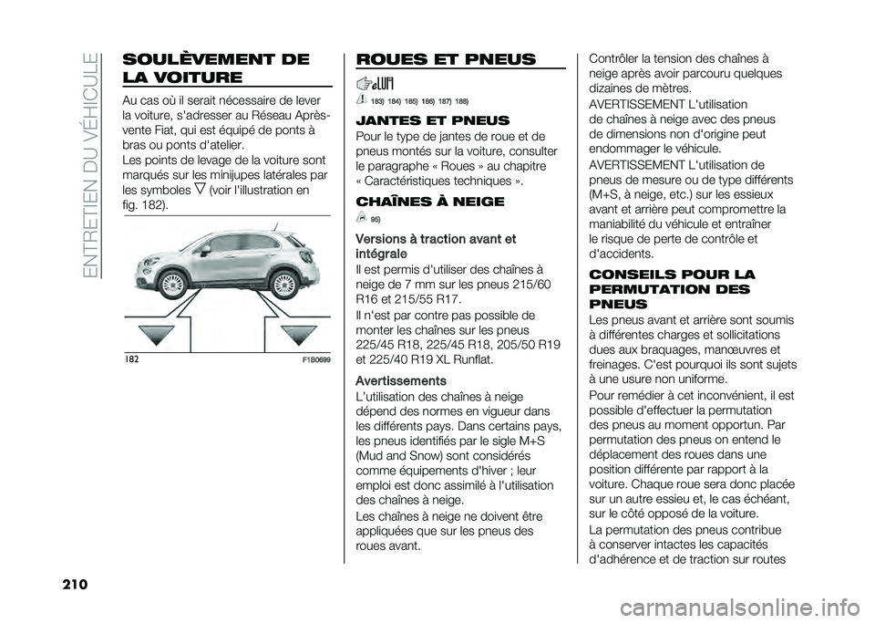 FIAT 500X 2020  Notice dentretien (in French) ����C�2��C�D�����A��)�K�H�D�*�A�8�
��� ����������
� ��
��
 �������
�(� ��� ��V �
�	 �����
� �
�������
�� �� �	����
�	� ���
����� ���
