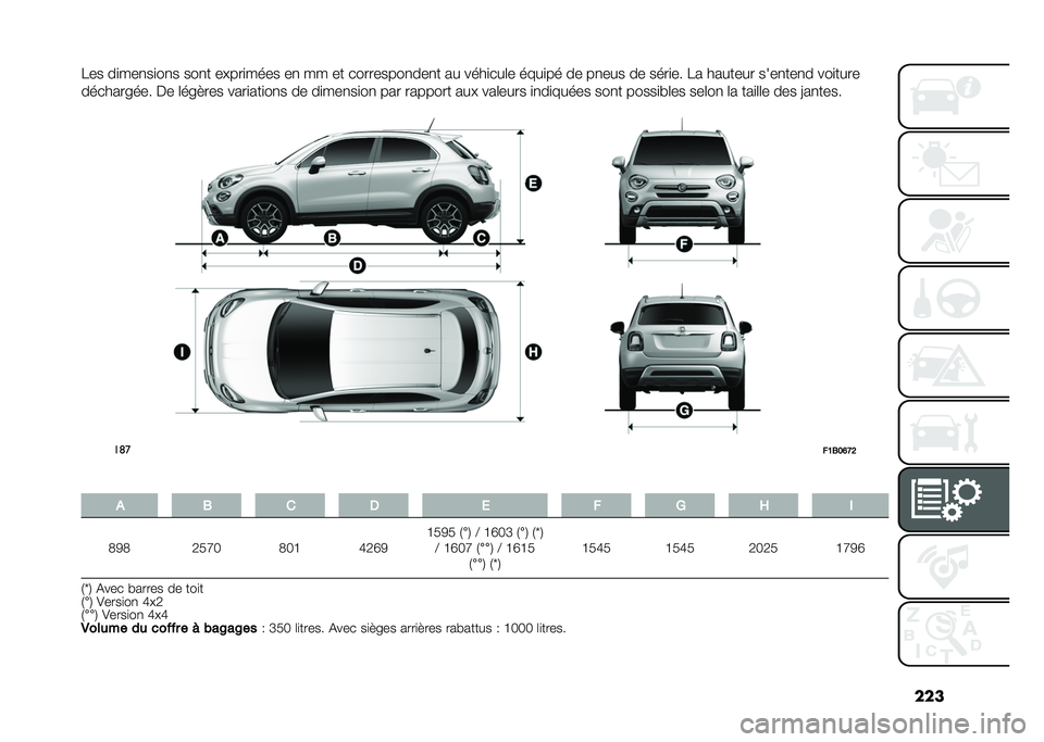 FIAT 500X 2020  Notice dentretien (in French) ���
�8�� ��
���
��
��
� ���
� �����
���� ��
 �� �� ���������
���
� �� ����
���	� ����
�� �� ��
��� �� ����
�� �8� ������� ���