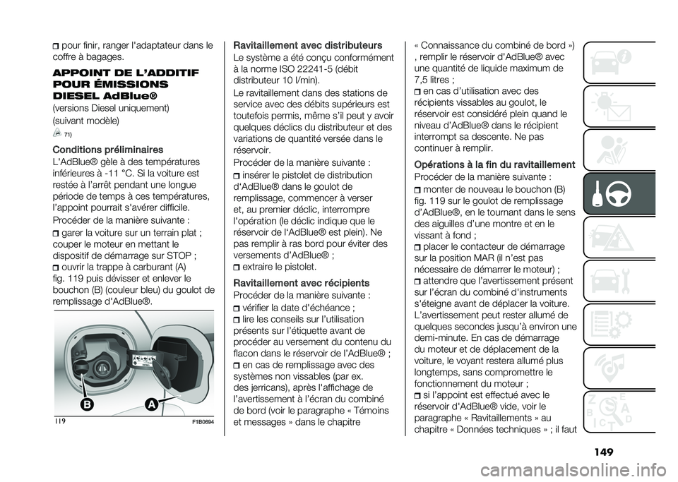 FIAT 500X 2021  Notice dentretien (in French) ������� ��
�
�
�� ���
��� �	����������� ���
� �	�
������ � �#�������
�
�����
� �� ���
������
���� �	�������
�
������ �
�?��