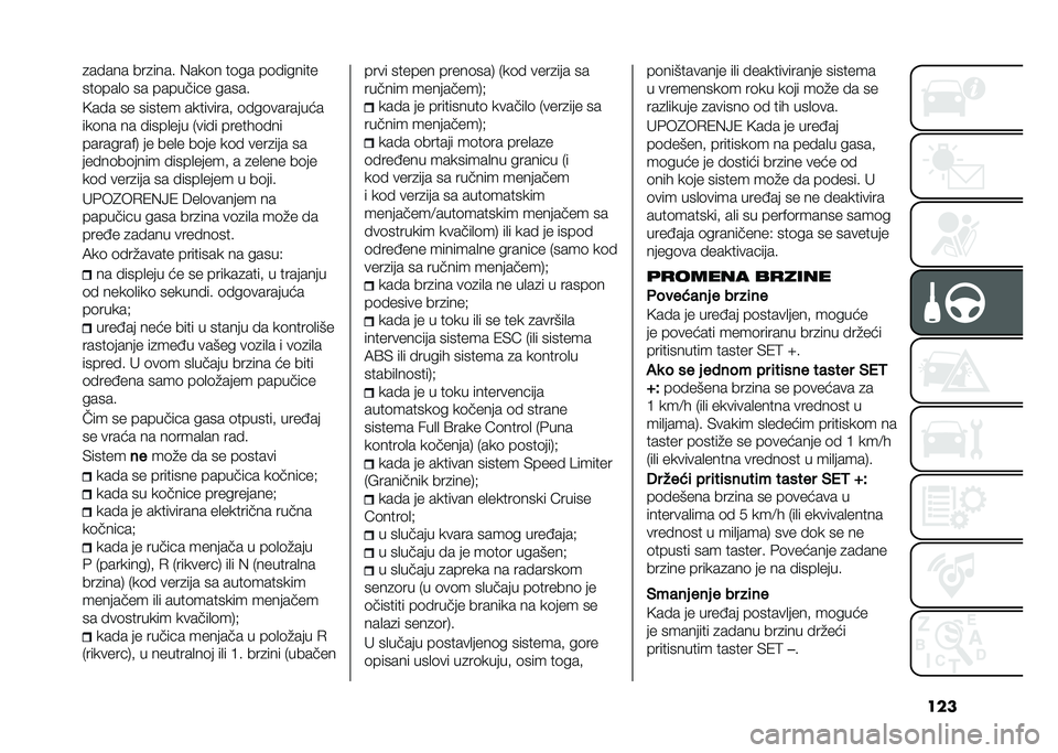 FIAT 500X 2021  Knjižica za upotrebu i održavanje (in Serbian) ����
����� ���
���� �(���	� ��	�� ��	�������
���	���
�	 �� �������� �����
�9��� �� ������ ���������  �	���	��������
���	�