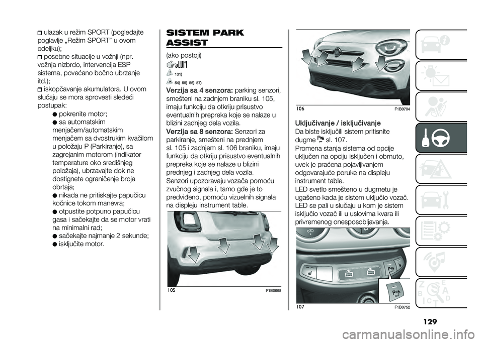FIAT 500X 2021  Knjižica za upotrebu i održavanje (in Serbian) �����
��
�� � ���"�� �)�&��.�: �-��	��
������
��	��
���
�� �M�.��"�� �)�&��.�:�N � �	��	�
�	���
����/� ��	����� ��������� � ��	�"��� �-���