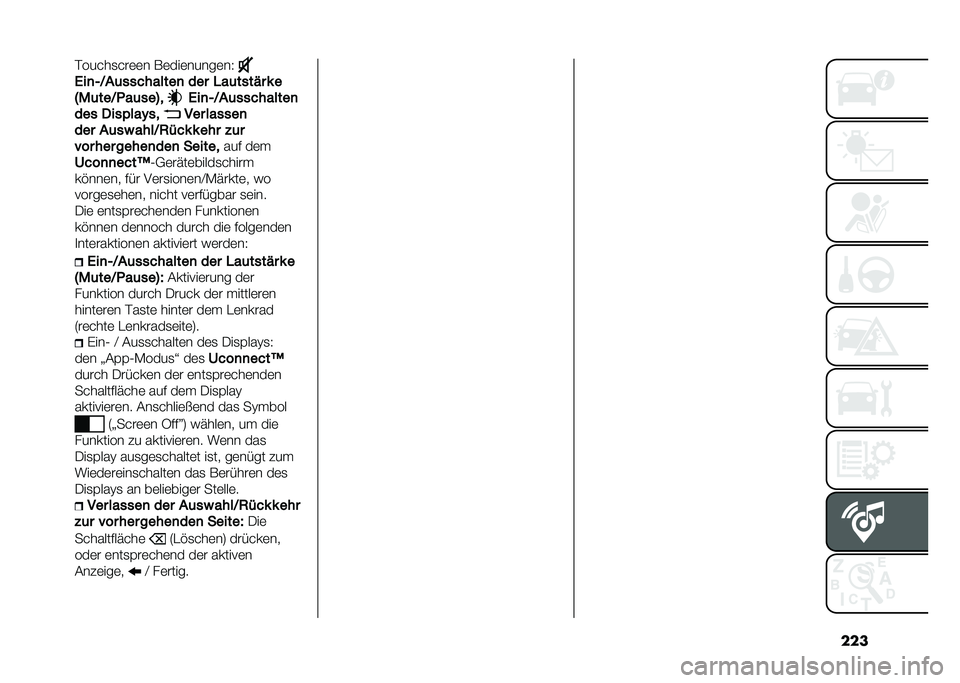 FIAT 500L 2020  Betriebsanleitung (in German) ���������
���	�	� ��	���	�����	��4
�)��
�1�>�"�	���������
 ��� ���	����&� � �
�5��	���>�*��	���6�
�)��
�1�>�"�	���������

��� �.������(�