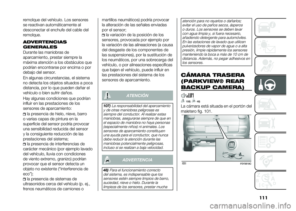 FIAT 500L 2020  Manual de Empleo y Cuidado (in Spanish) ������
����� ��� ��������� ��� ��������
�� ���	�����	� �	����
�����	�
���� �	�
����������	� �� ������� ��� ��	�&�� ���