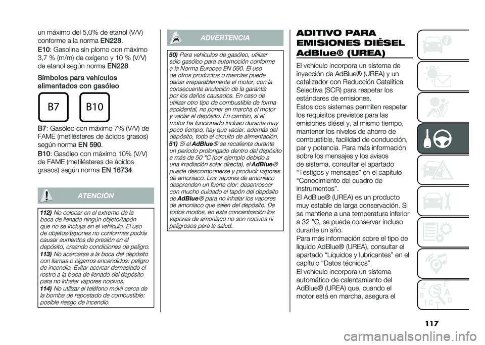 FIAT 500L 2020  Manual de Empleo y Cuidado (in Spanish) ���
�� �
����
� ��� ��!��Y �� ���	��� �/�:�>�:�2
�������
� �	 ��	 ����
�	
��2�?�?�F�
��B� �- �;�	������	 ��� ����
� ��� �
����
�
�C�!�G �Y �/�
�>�